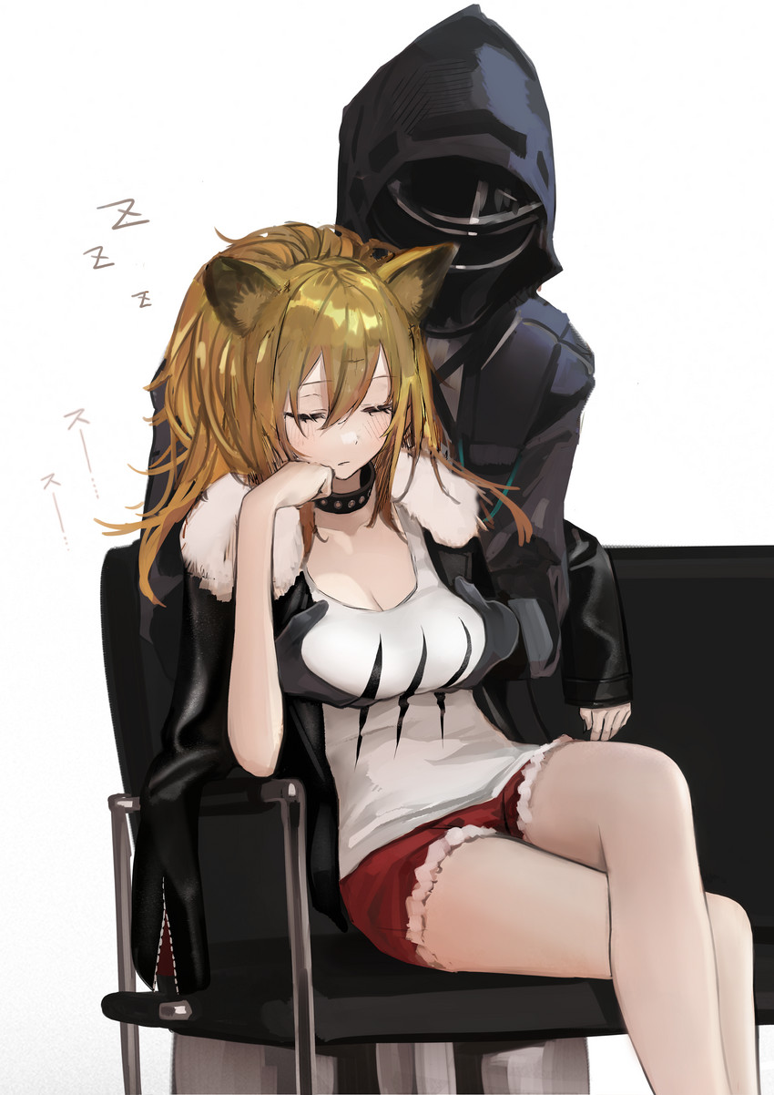 doctor and siege (arknights) drawn by neko_no_youchuu