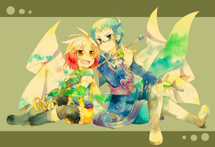 pascal and hubert ozwell (tales of and 1 more) drawn by hagino_kaede