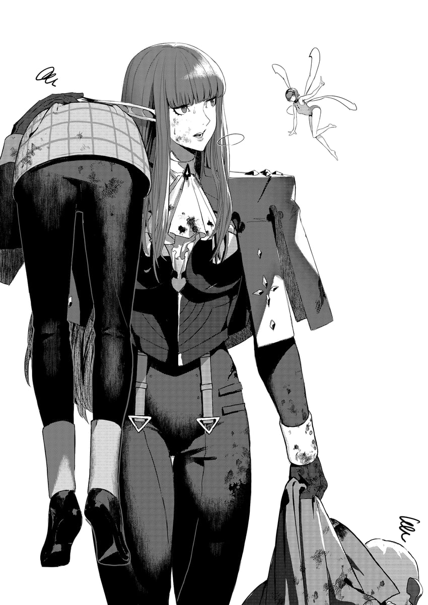 protagonist, hulkenberg, gallica, and strohl (metaphor: refantazio) drawn by peperon_(peperou)