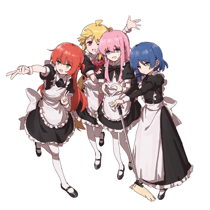 gotoh hitori, kita ikuyo, ijichi nijika, and yamada ryo (bocchi the rock!) drawn by mcwanderer