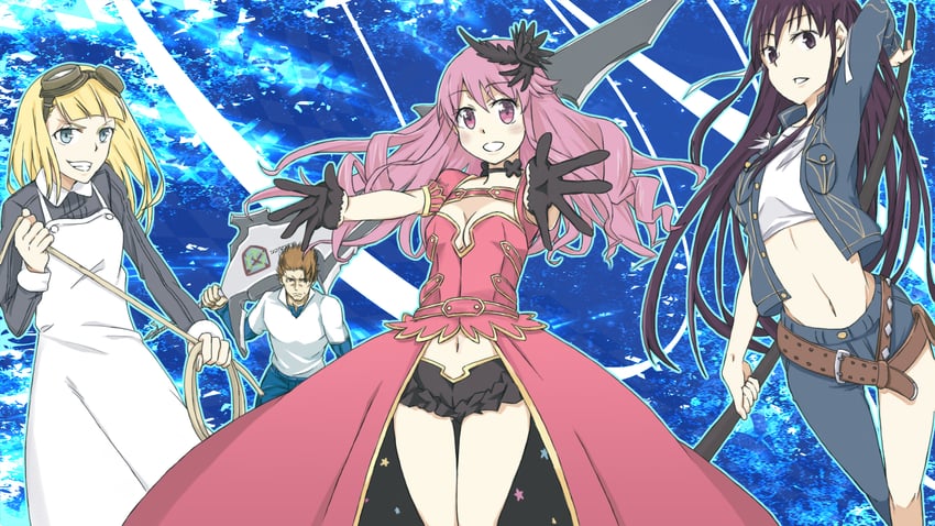 kanzaki kaori, meigo arisa, acqua of the back, and silvia (toaru majutsu no index and 2 more) drawn by yakutashi