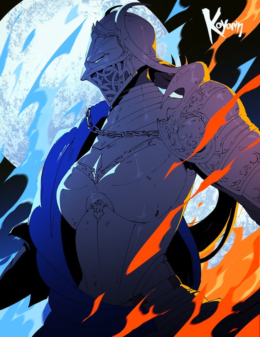 rellana twin moon knight (elden ring and 1 more) drawn by koyorin