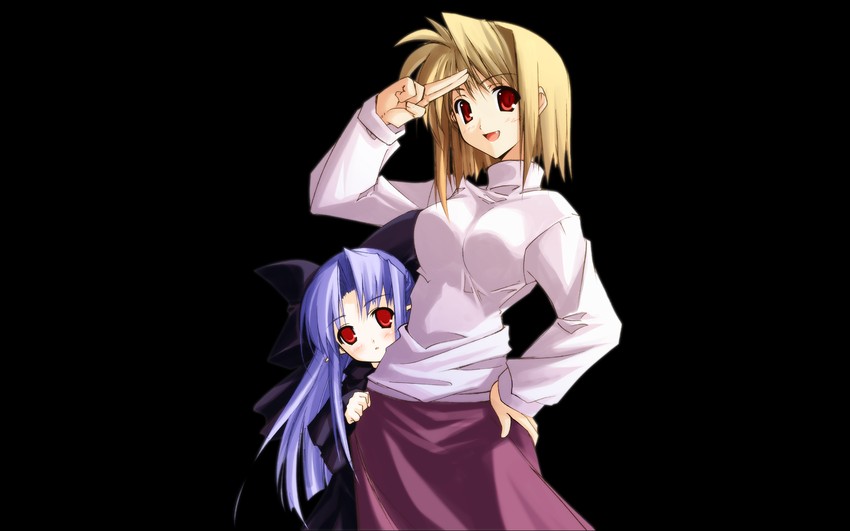 arcueid brunestud and len (tsukihime and 1 more) drawn by shingo_(missing_link)