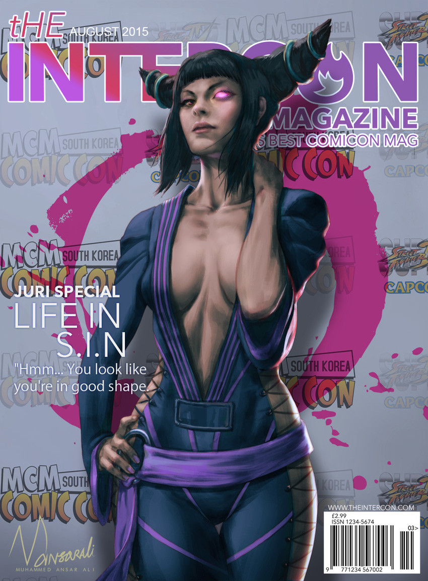 han juri (street fighter and 1 more) drawn by muhammed_ansar_ali