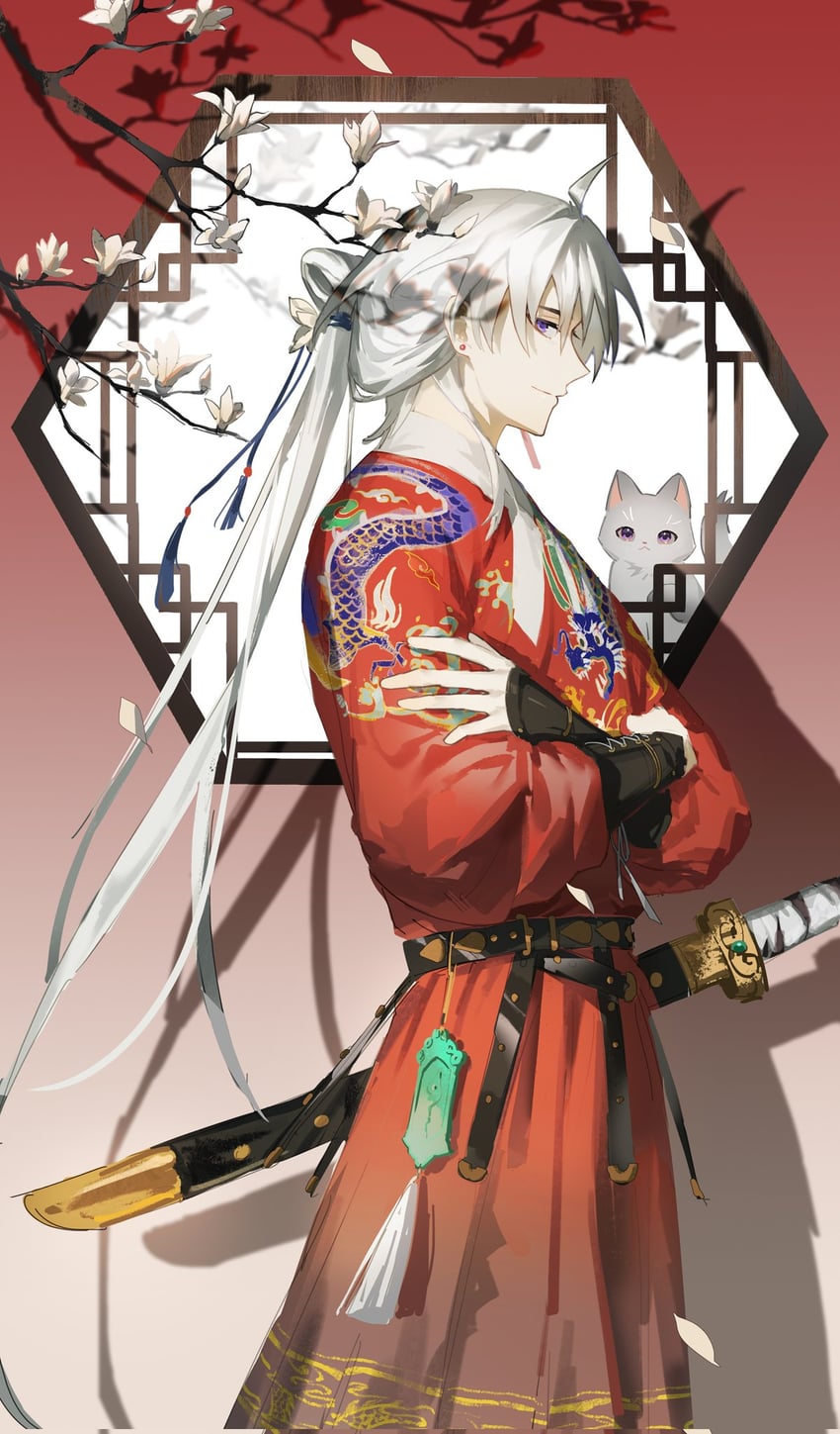 blade and yingxing (honkai and 1 more) drawn by suirandanshihao