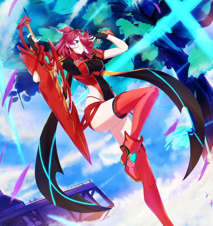 pyra and elira pendora (nijisanji and 3 more) drawn by tsukinaga