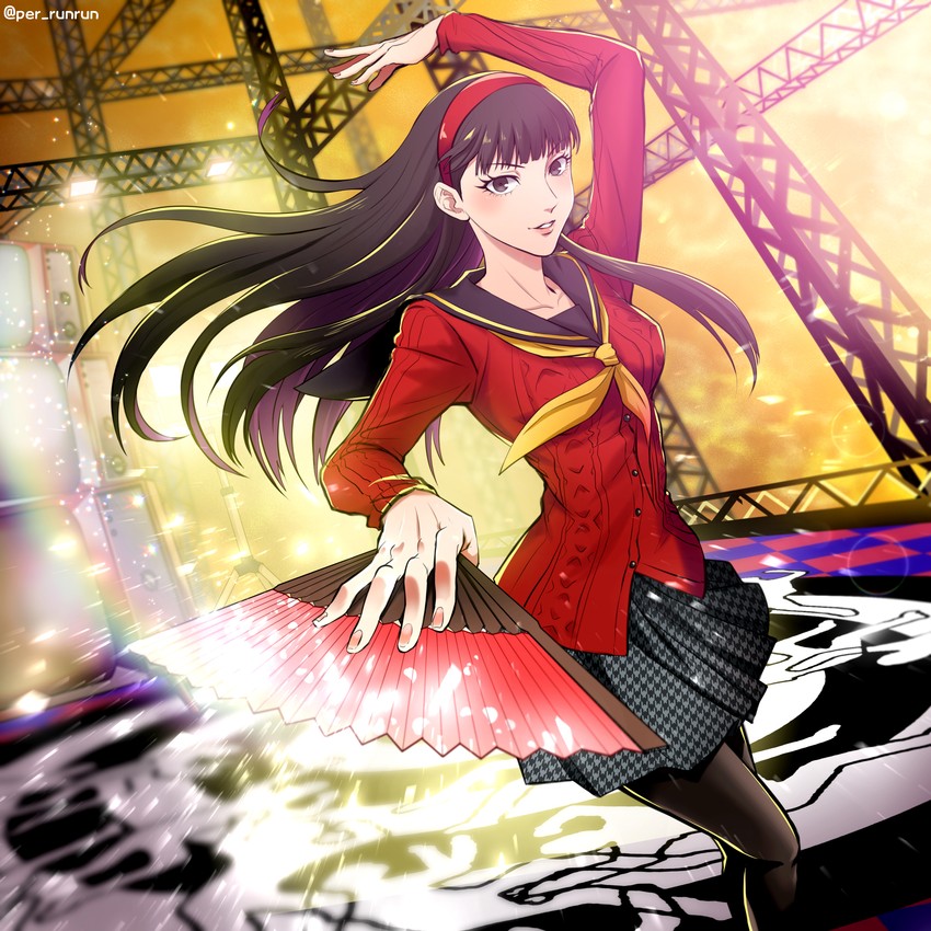 amagi yukiko (persona and 1 more) drawn by per_runrun
