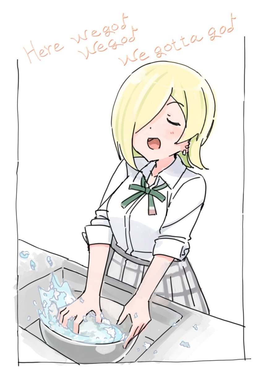 mia taylor (love live! and 1 more) drawn by ajapar