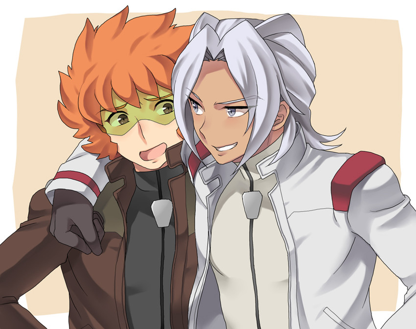 woolf enneacle and largan drace (gundam and 1 more) drawn by inaho