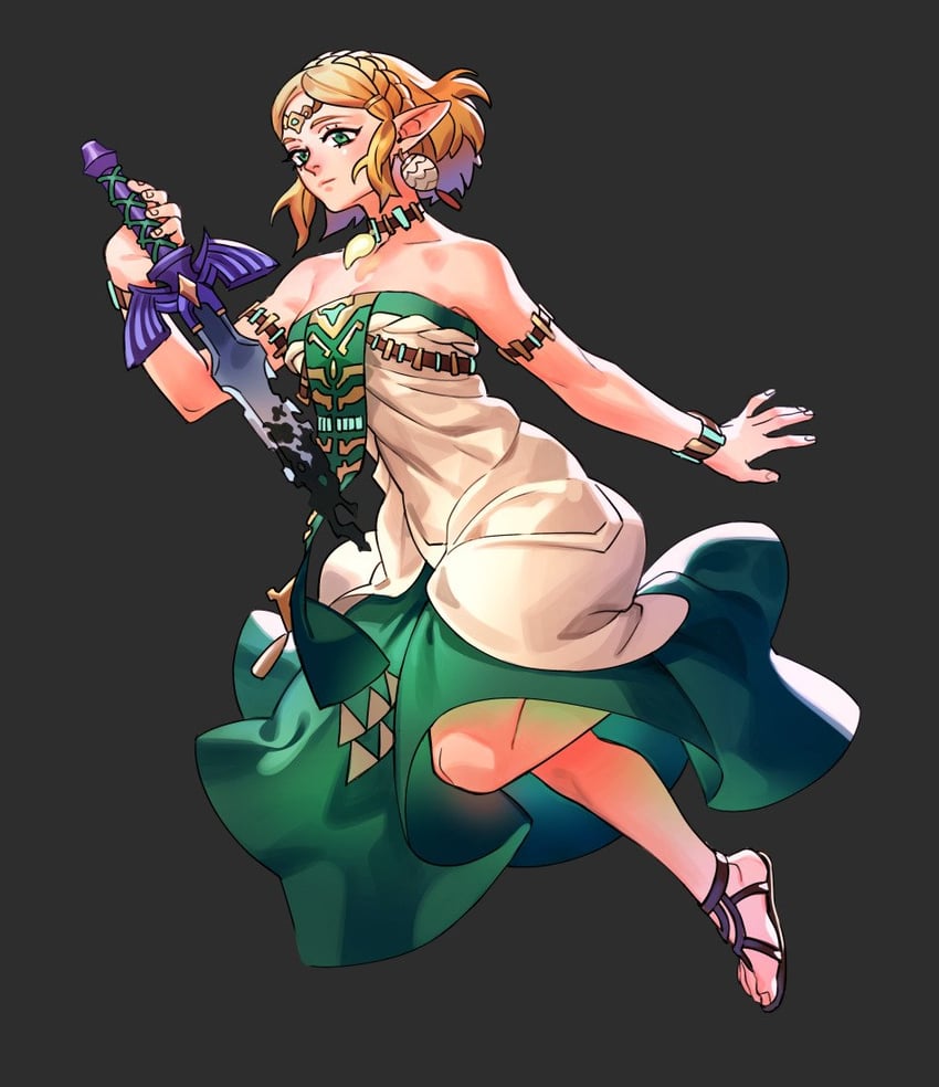 princess zelda (the legend of zelda and 1 more) drawn by solthrys