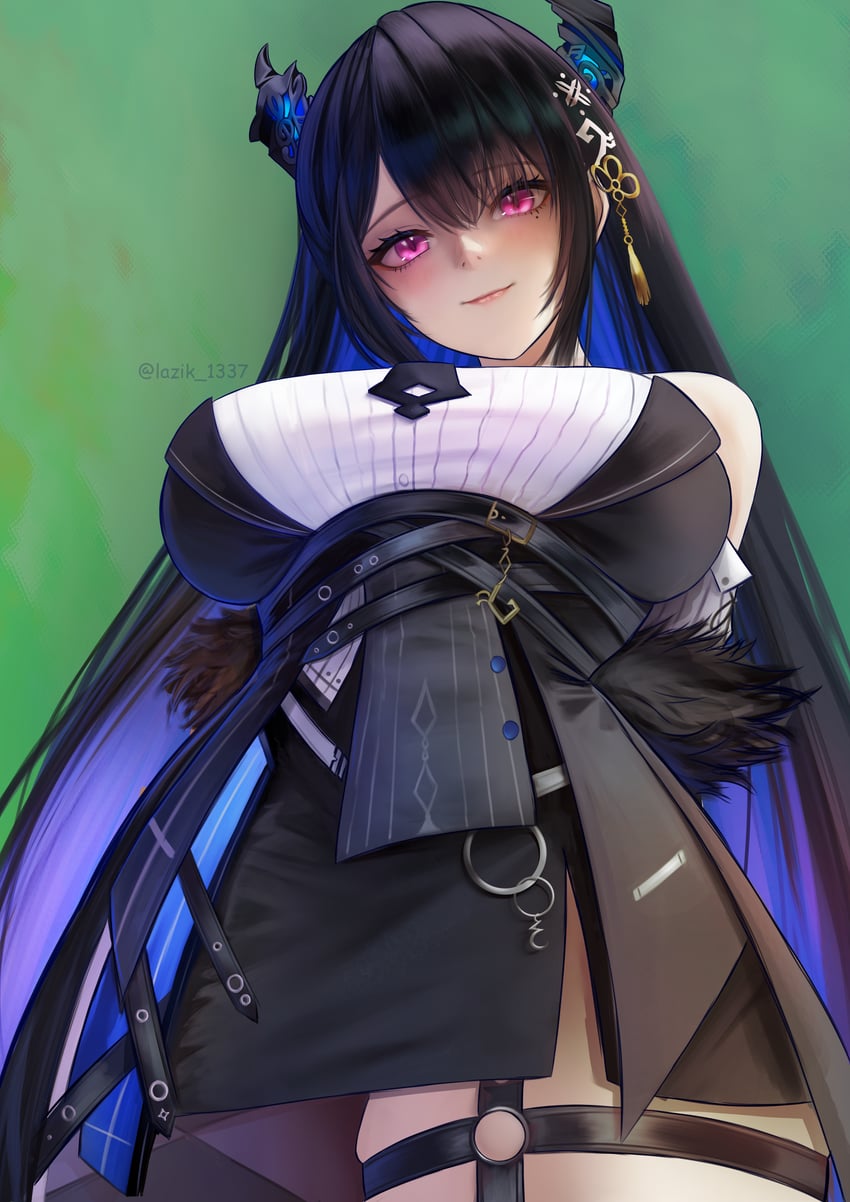 nerissa ravencroft (hololive and 1 more) drawn by lazik_1337