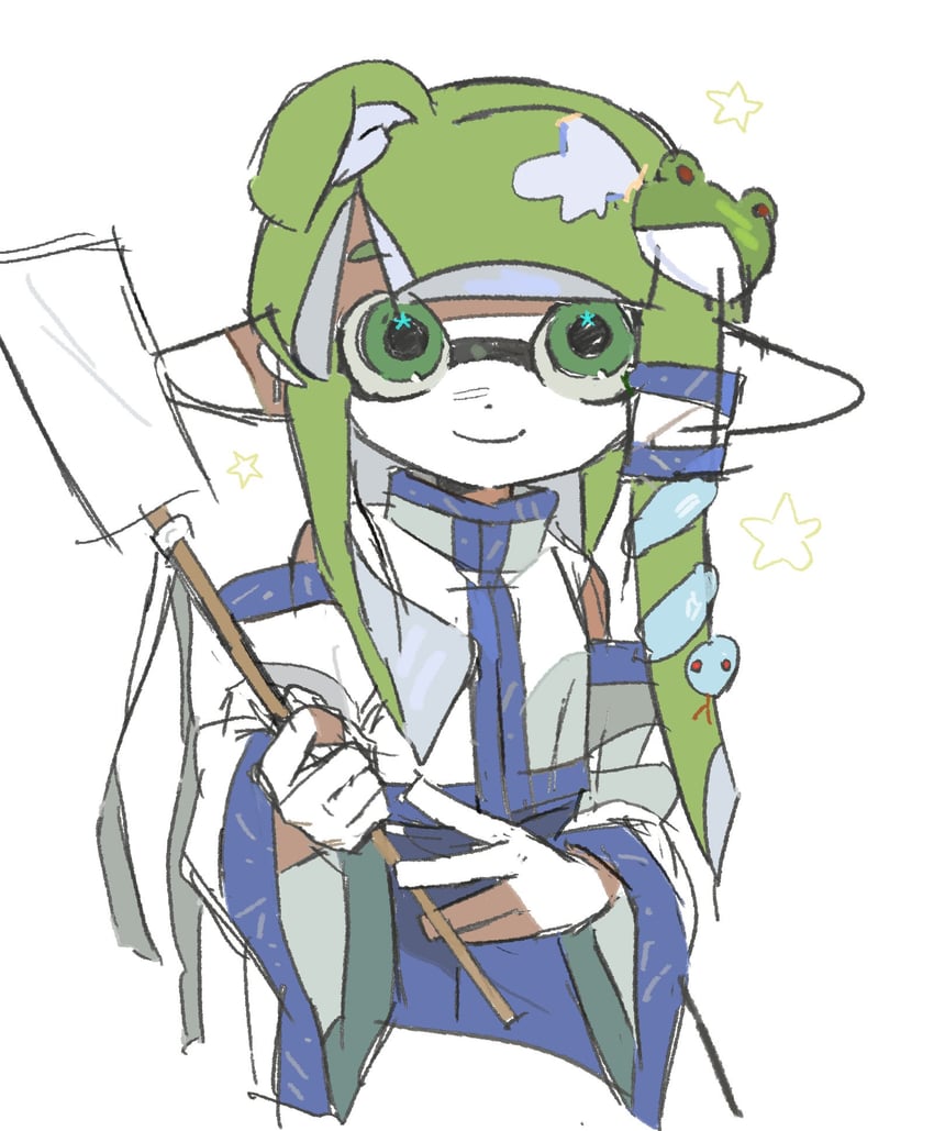kochiya sanae (touhou and 1 more) drawn by miko_(15476997)