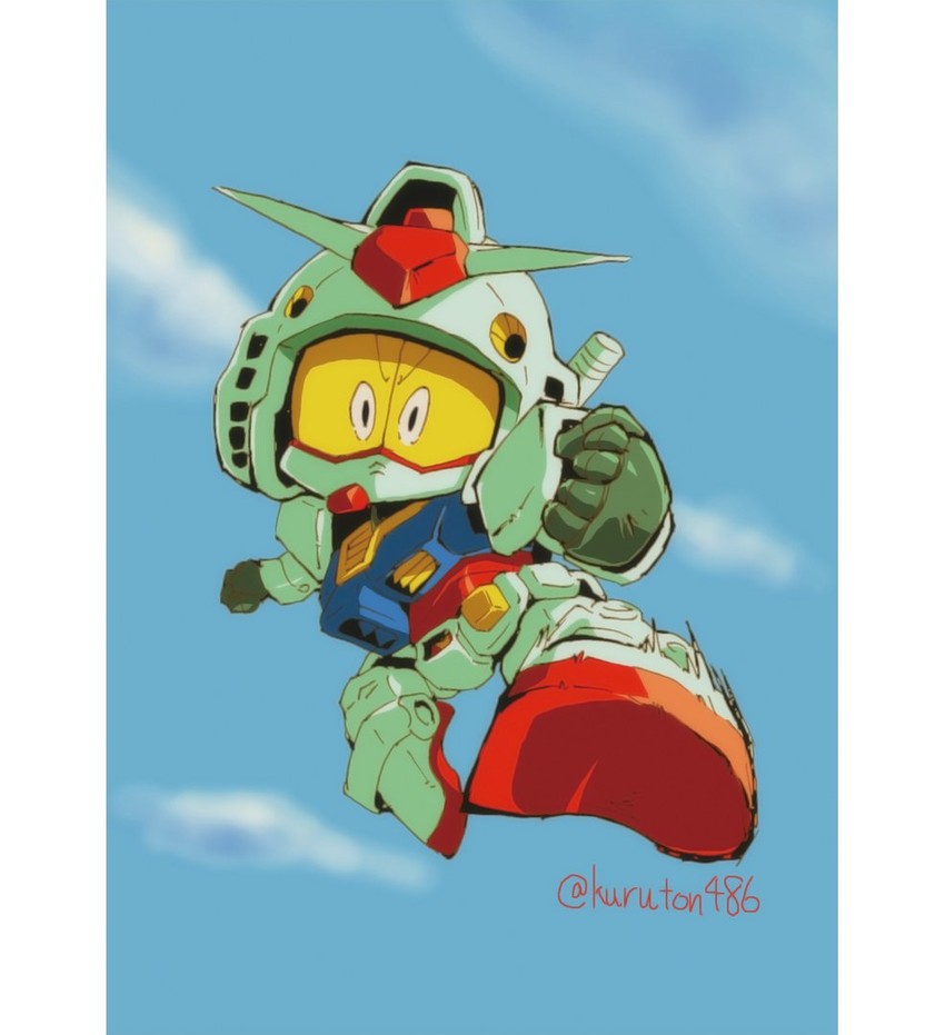 rx-78-2 gundam (gundam and 1 more) drawn by kuruton486