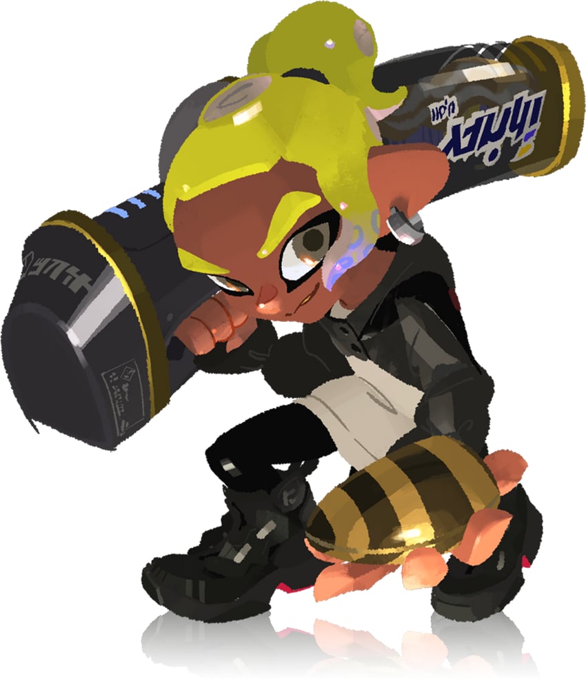 octoling player character and octoling boy (splatoon and 1 more) drawn by inoue_seita