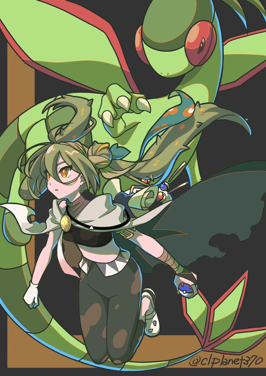 hatsune miku, flygon, and ground miku (pokemon and 2 more) drawn by aira_(exp)