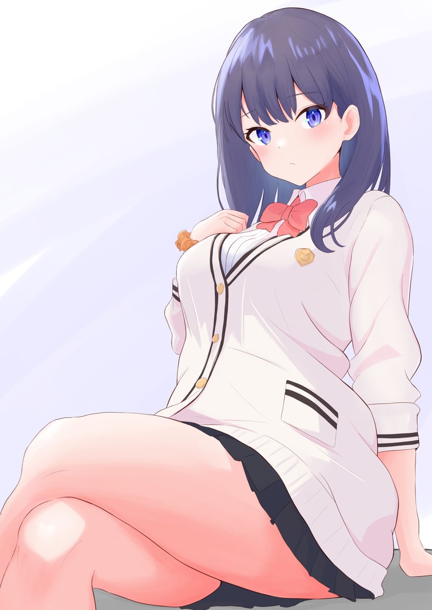 takarada rikka (gridman universe and 1 more) drawn by gmkz_kawaii