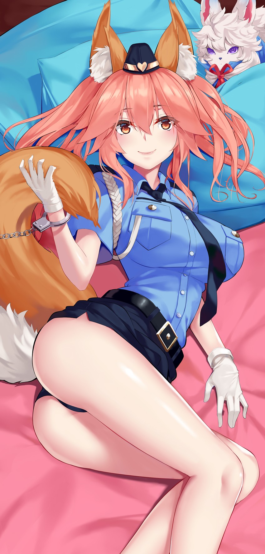 tamamo, tamamo no mae, and fou (fate and 4 more) drawn by aoi_(buzhuen444)