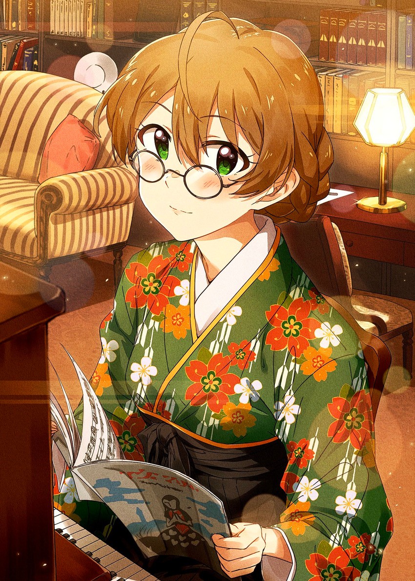 sakuramori kaori (idolmaster and 2 more) drawn by ayano_yuu_(sonma_1426)
