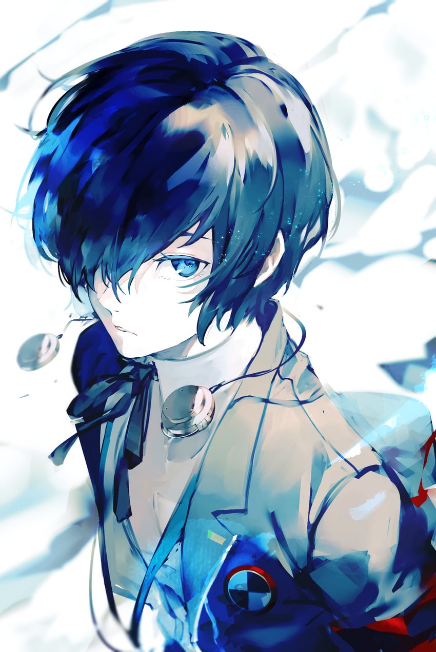yuuki makoto (persona and 1 more) drawn by lor_(roasyerizyonirapi)