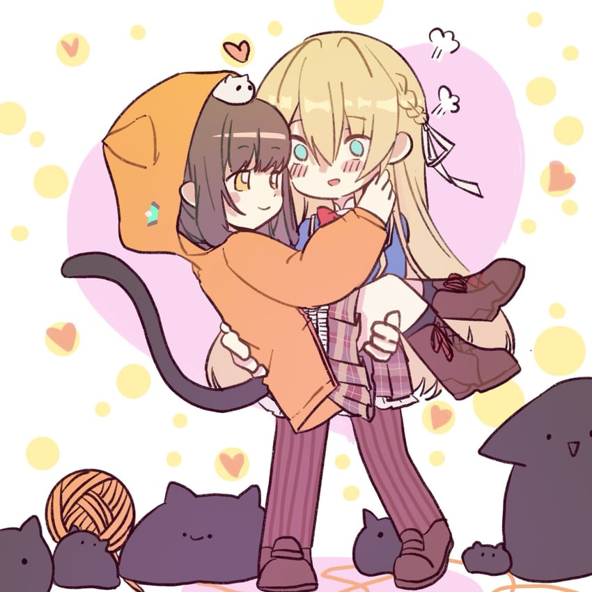 asakura karen and toujou tsukasa (heaven burns red) drawn by gm456716