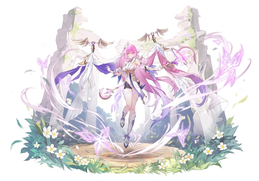 elysia (honkai and 1 more) drawn by feng_zhu_shang_beo_hen