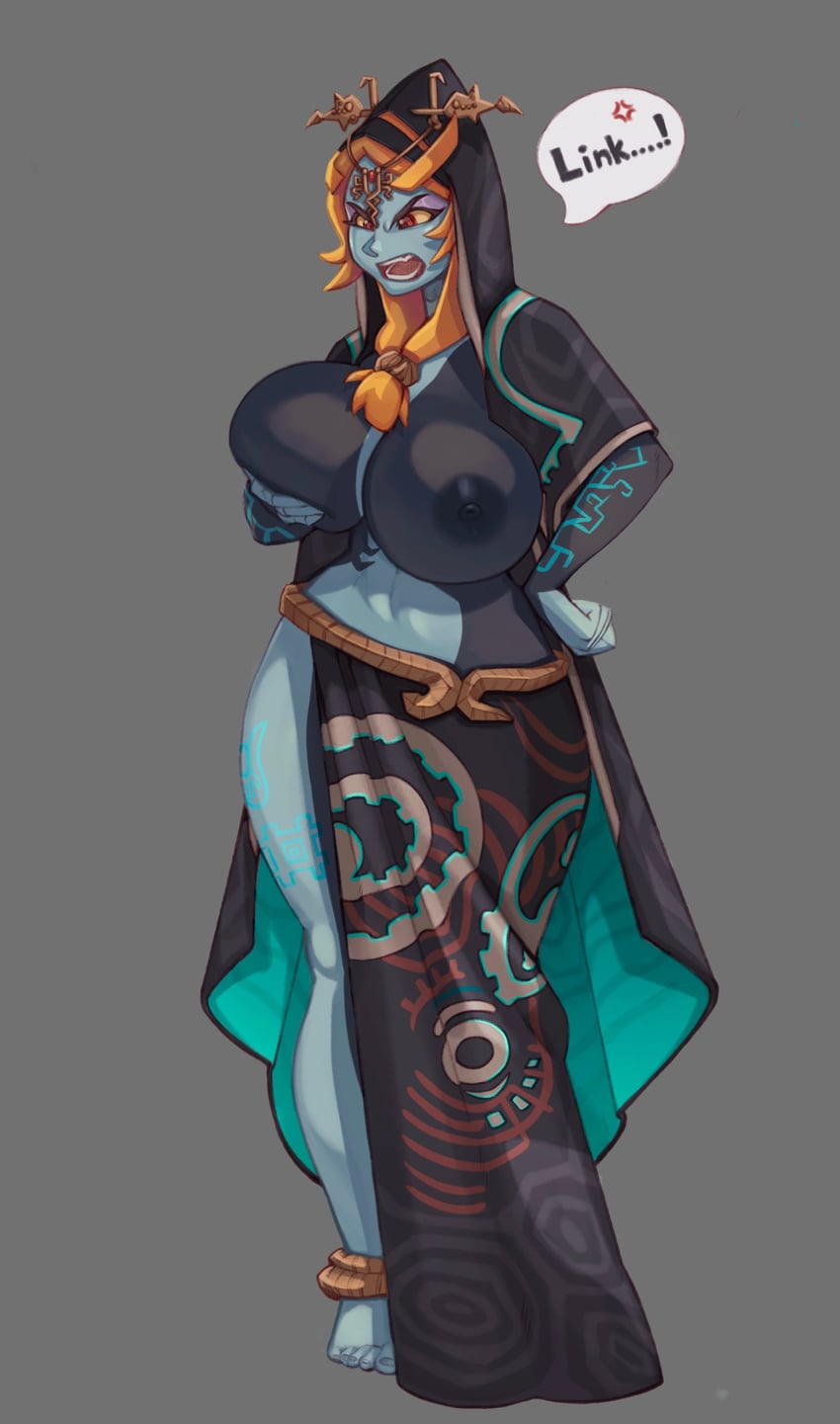 midna (the legend of zelda and 1 more) drawn by kerosundae