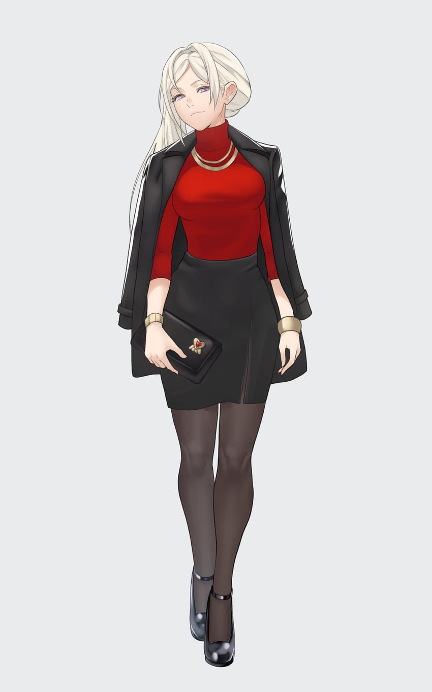 edelgard von hresvelg (fire emblem and 1 more) drawn by pomelomelon
