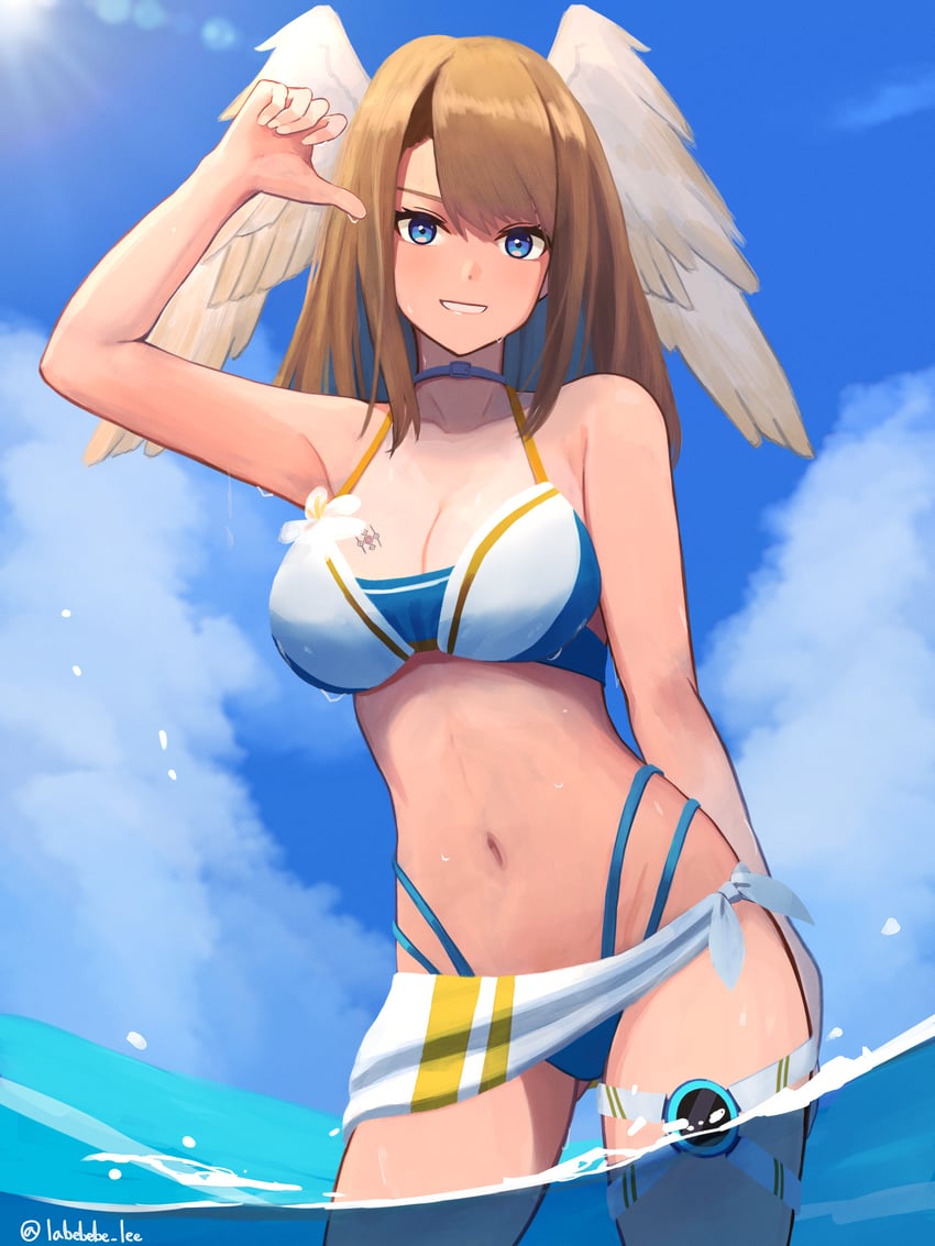 eunie (xenoblade chronicles and 1 more) drawn by labebebe_lee