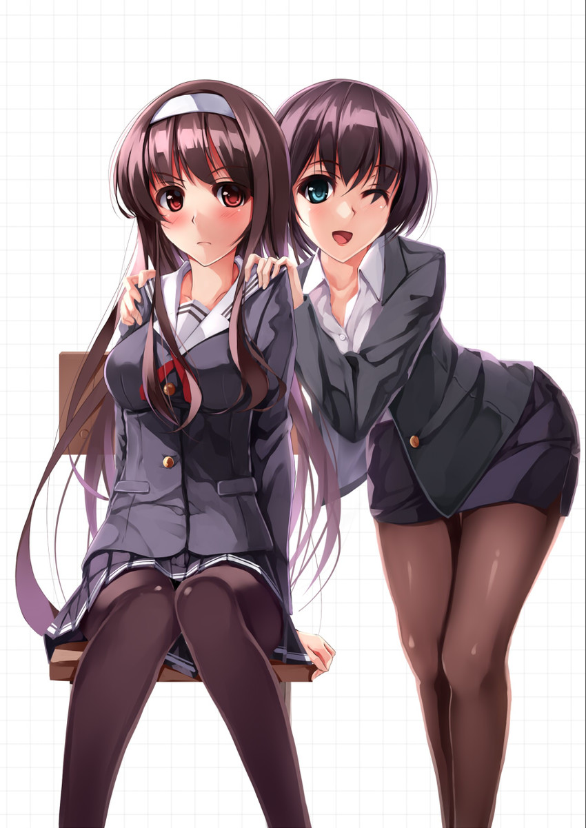 kasumigaoka utaha and machida sonoko (saenai heroine no sodatekata) drawn by yumemi_(kiowa)