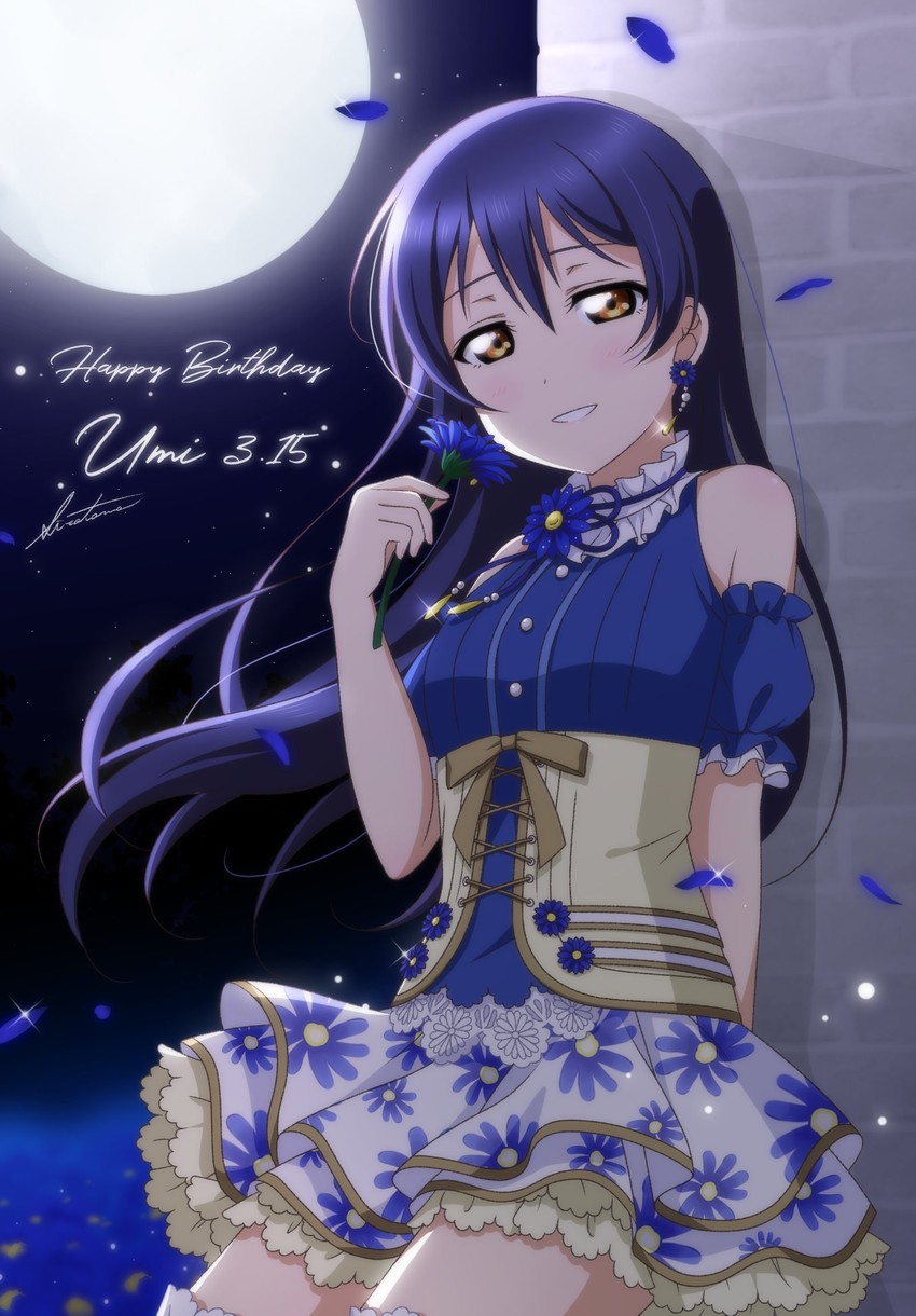 sonoda umi (love live! and 2 more) drawn by shiratama_(siratama_ll)