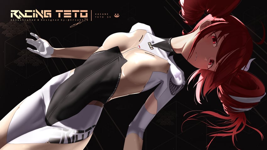 kasane teto (utau and 2 more) drawn by eriott