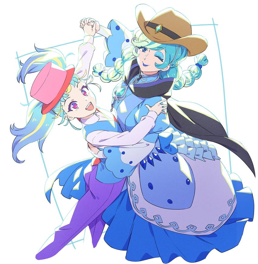 myamu and undine (pretty series and 1 more) drawn by murakami_hisashi