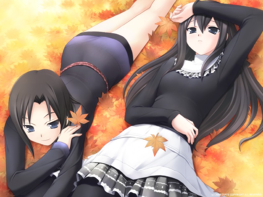 kasuga sakurako and kasuga nadeshiko (garden) drawn by kagawa_tomonobu