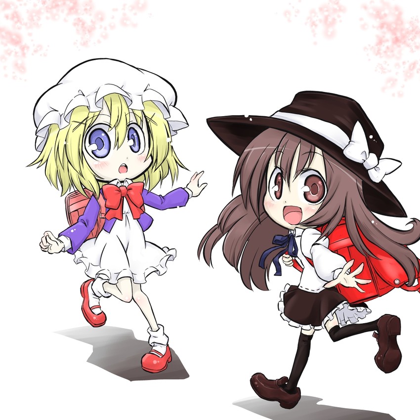 usami renko and maribel hearn (touhou) drawn by futa_(nabezoko)