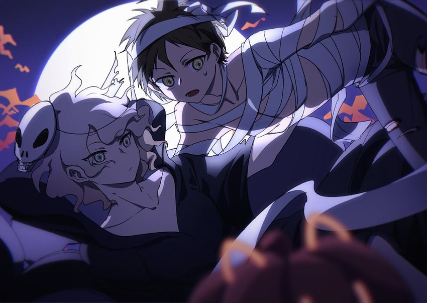 komaeda nagito and hinata hajime (danganronpa and 1 more) drawn by ziling