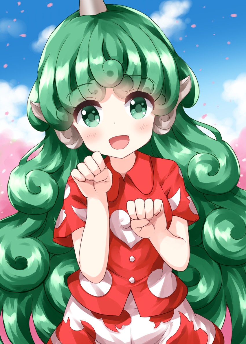 komano aunn (touhou) drawn by ruu_(tksymkw)