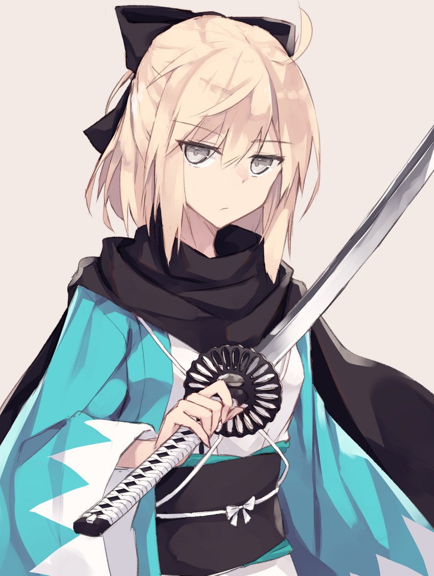 okita souji (fate and 2 more) drawn by nagishiro_mito