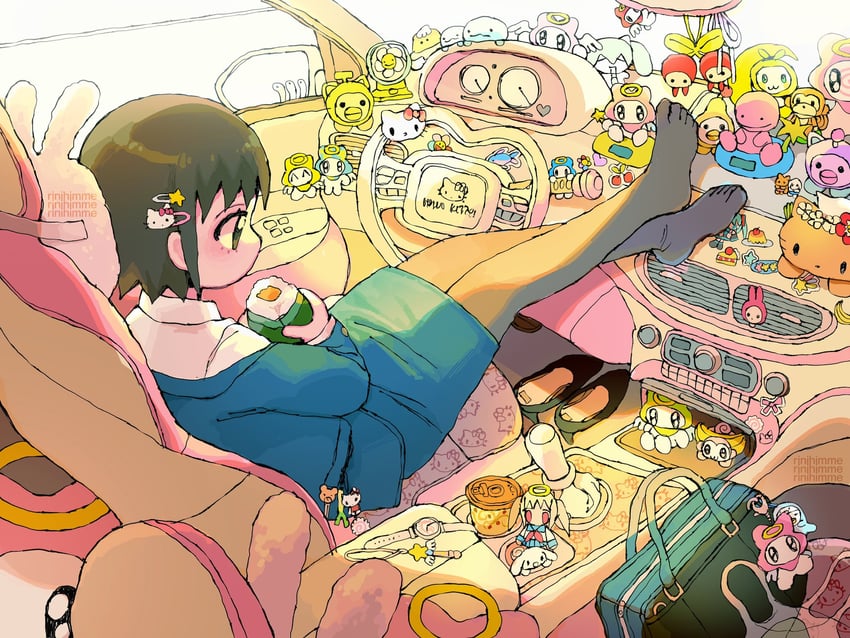 hatsune miku, cinnamoroll, hello kitty, my melody, apollo, and 3 more (original and 7 more) drawn by rinihimme
