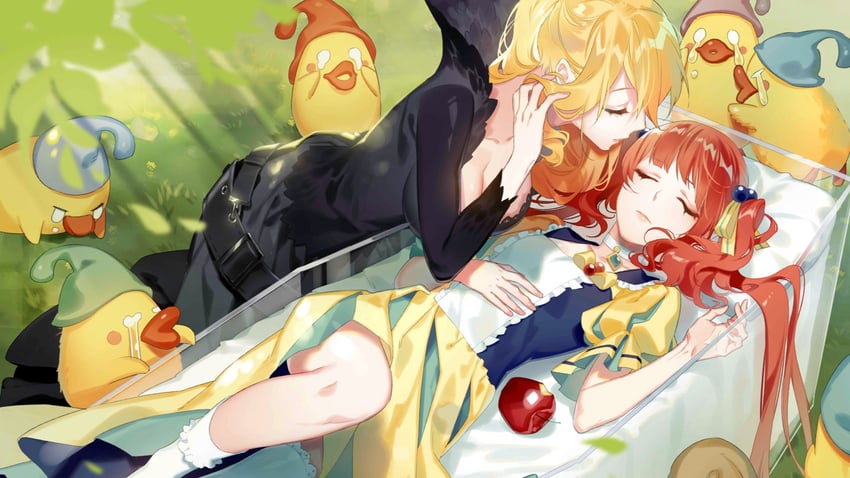 snow white, snow white's queen, juno emmons, rococo, and snow white's dwarf (snow white and 1 more)