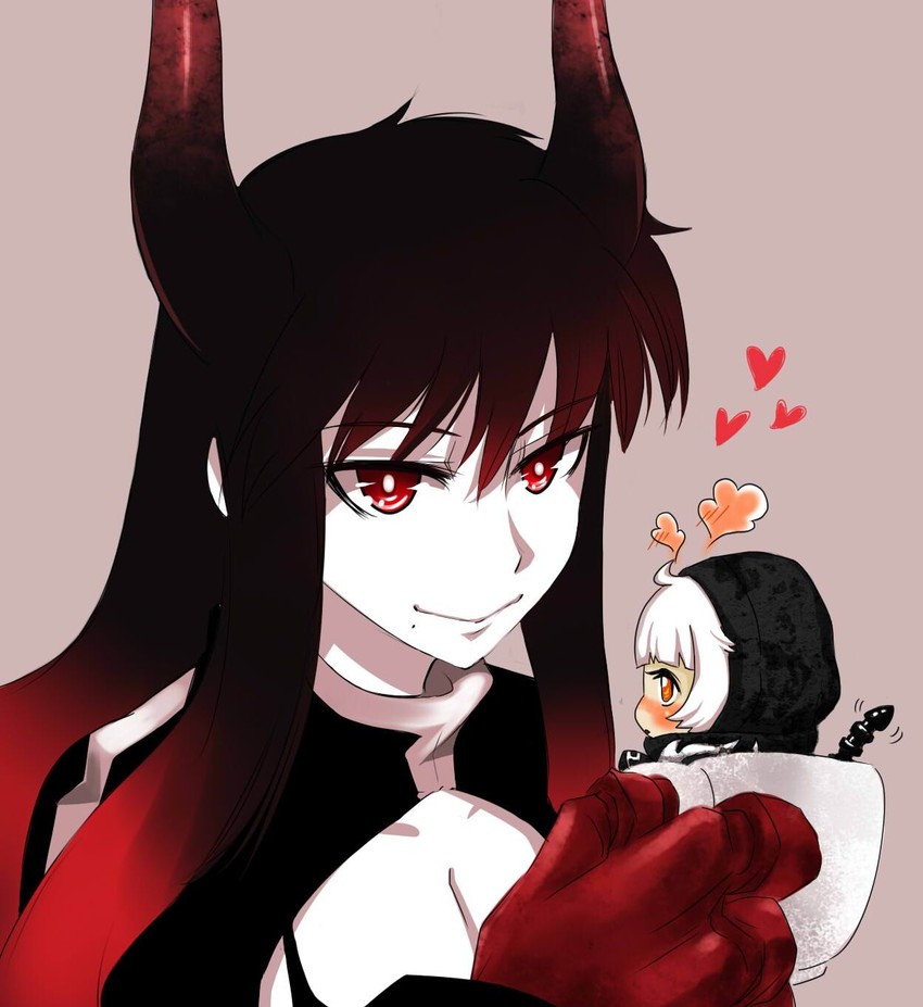 strength and black gold saw (black rock shooter) drawn by dos_(james30226)