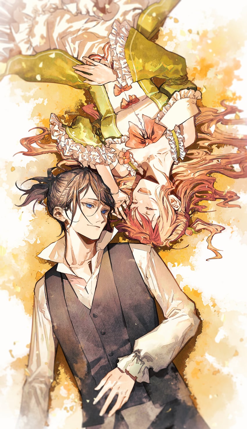 theresia van astrea and wilhelm (re:zero kara hajimeru isekai seikatsu) drawn by nozaki_tsubata