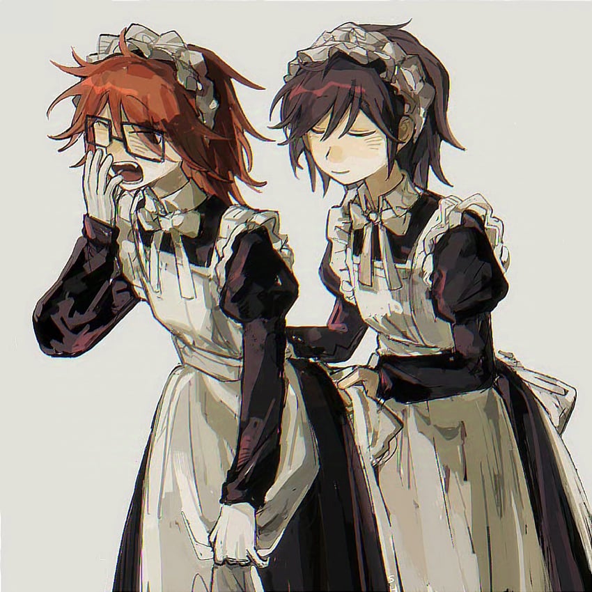 randal ivory and tsukada satoru (randal's friends) drawn by shan_hou