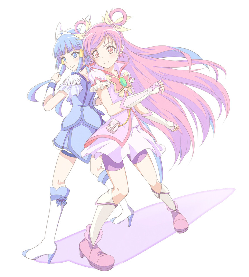 aoki reika, yumehara nozomi, cure beauty, and cure dream (precure and 2 more) drawn by raguro