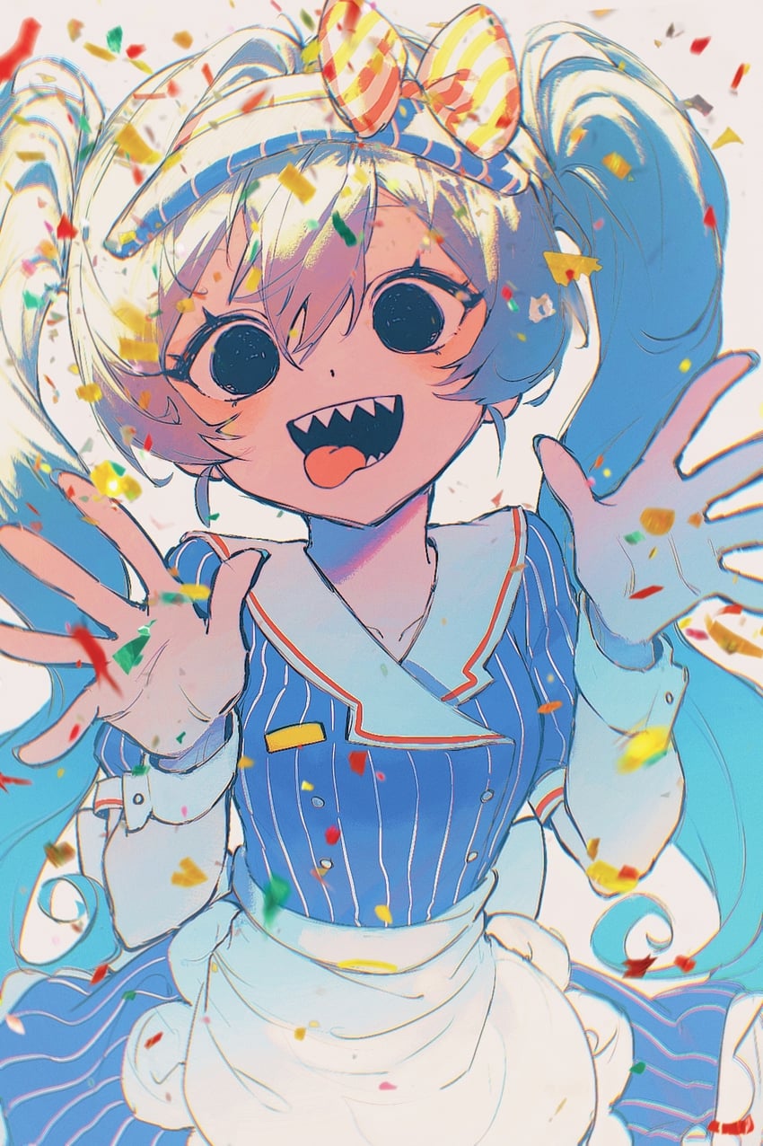 hatsune miku (vocaloid and 1 more) drawn by makucrp