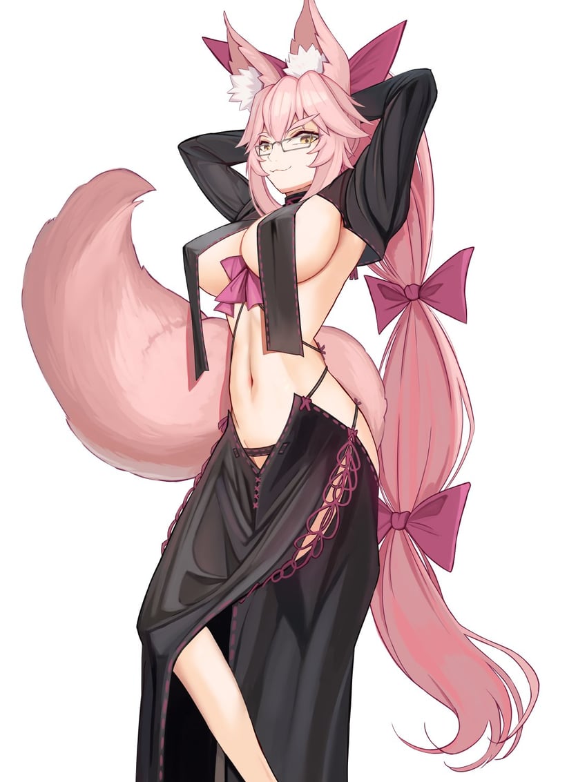tamamo, yu mei-ren, and koyanskaya (fate and 1 more) drawn by kapi-san