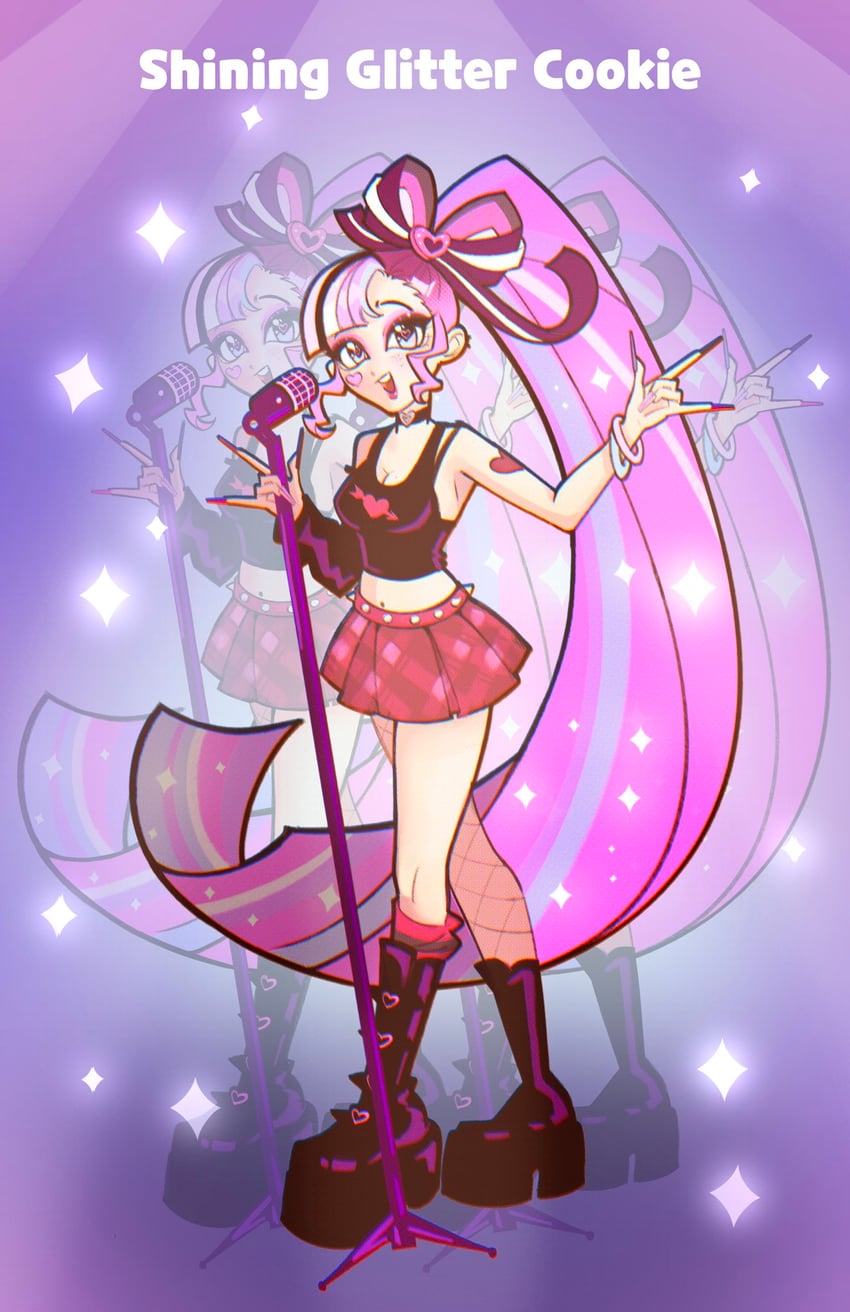 shining glitter cookie (cookie run and 1 more) drawn by malinovoejam99