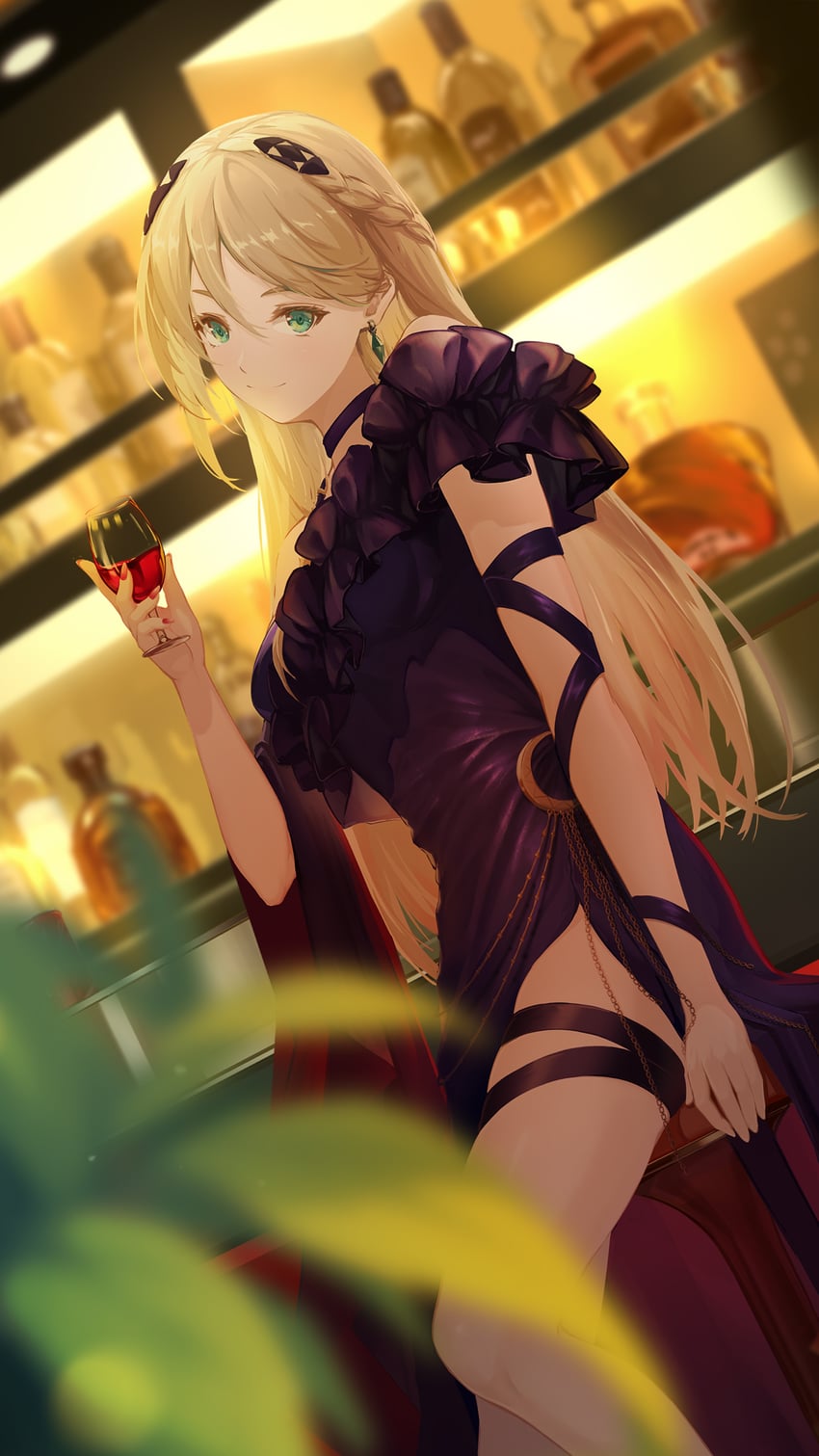elaine auclair (eiyuu densetsu and 2 more) drawn by lancefate