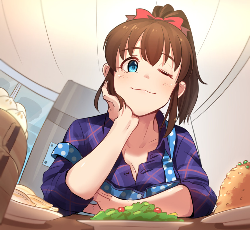 satake minako (idolmaster and 1 more) drawn by kamille_(vcx68)