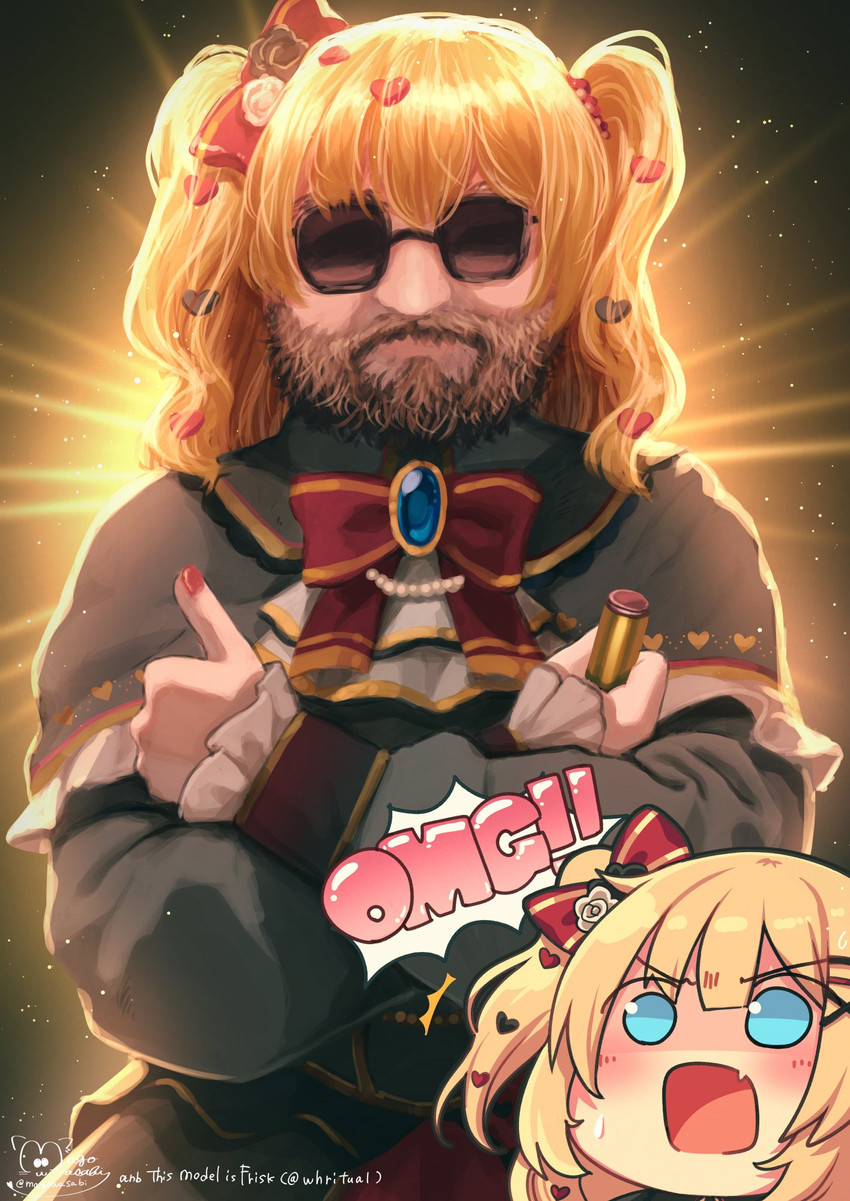 akai haato (hololive and 1 more) drawn by magowasabi