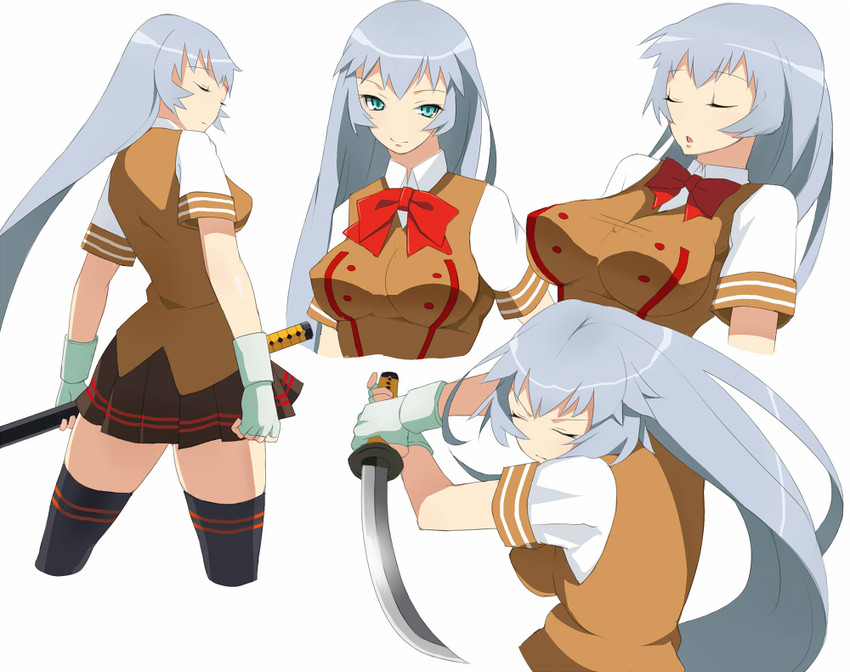 chouun shiryuu (ikkitousen and 2 more) drawn by domu